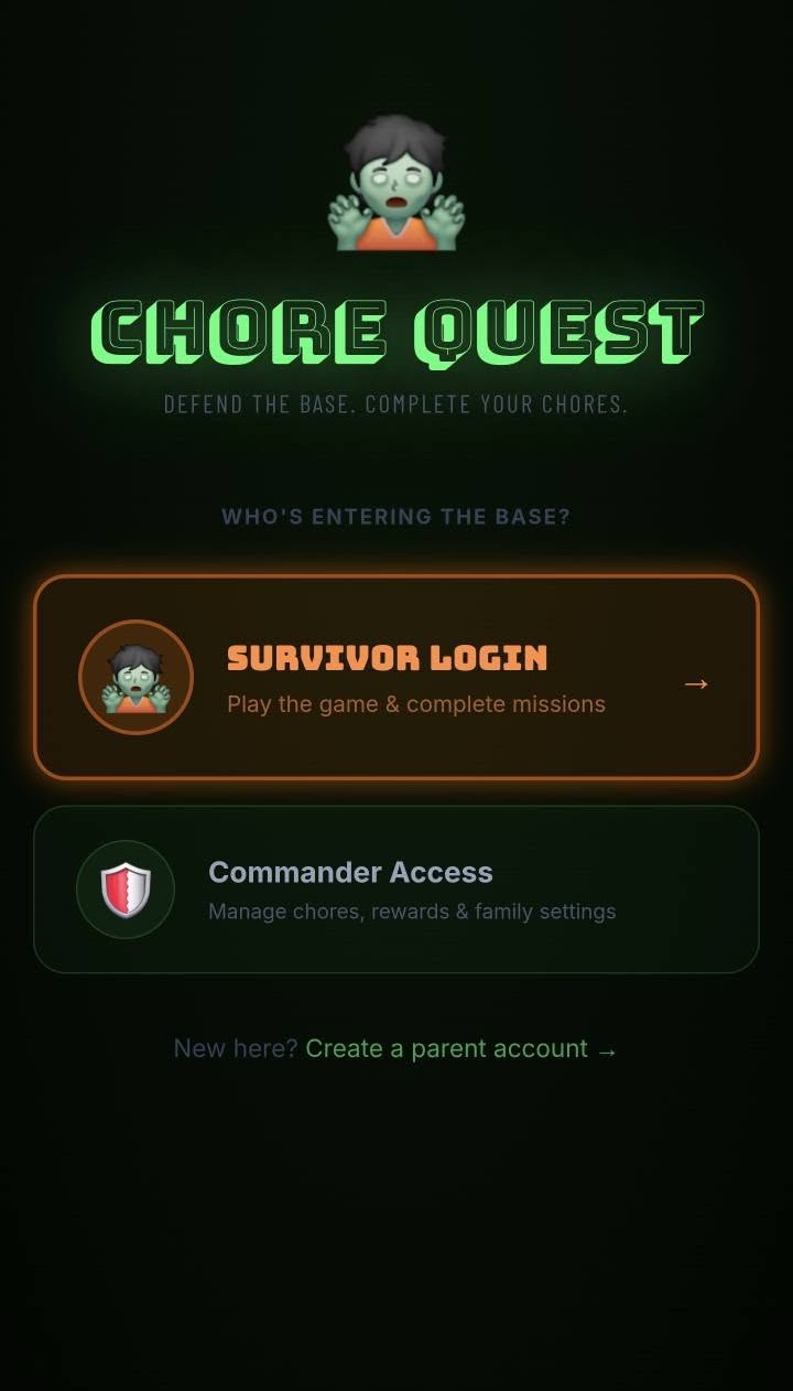 Chore Quest — screen 1